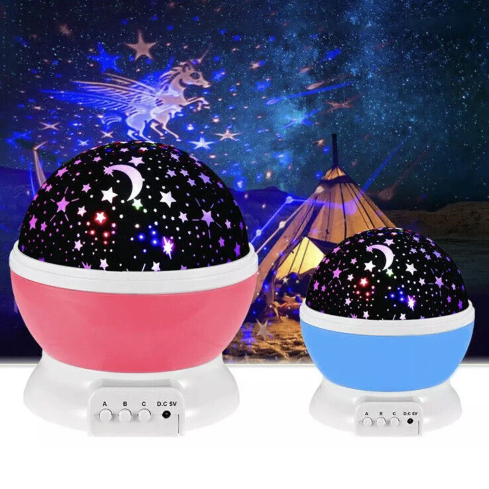 Star Projector Night Light Starry Sky Constellation Projection Lamp (Pink) - Image 17