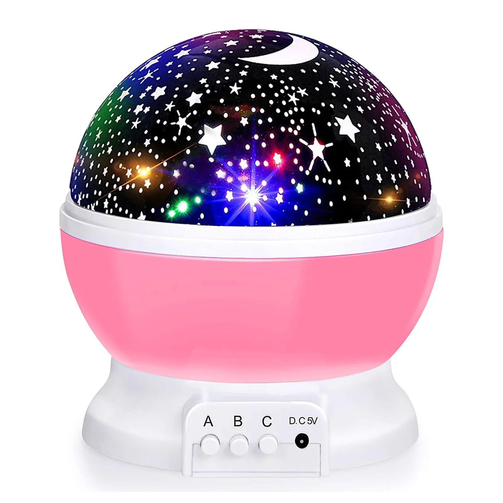 Star Projector Night Light Starry Sky Constellation Projection Lamp (Pink) - Image 18