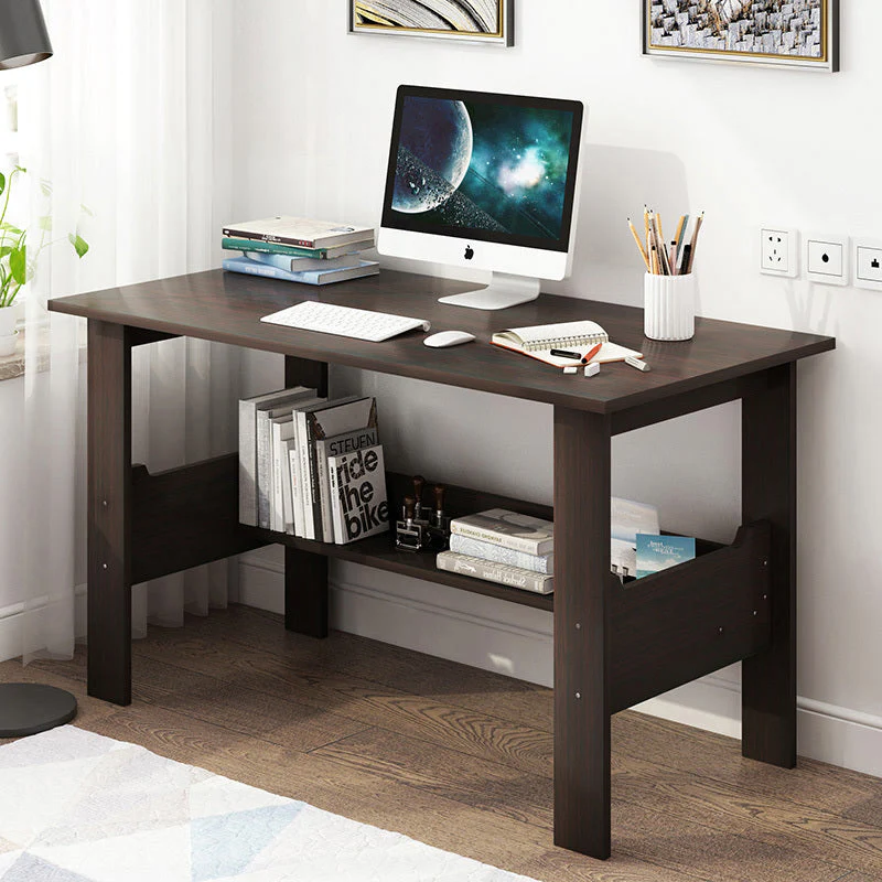 Stardom Computer Desk with Shelf (Black Walnut) - Image 3
