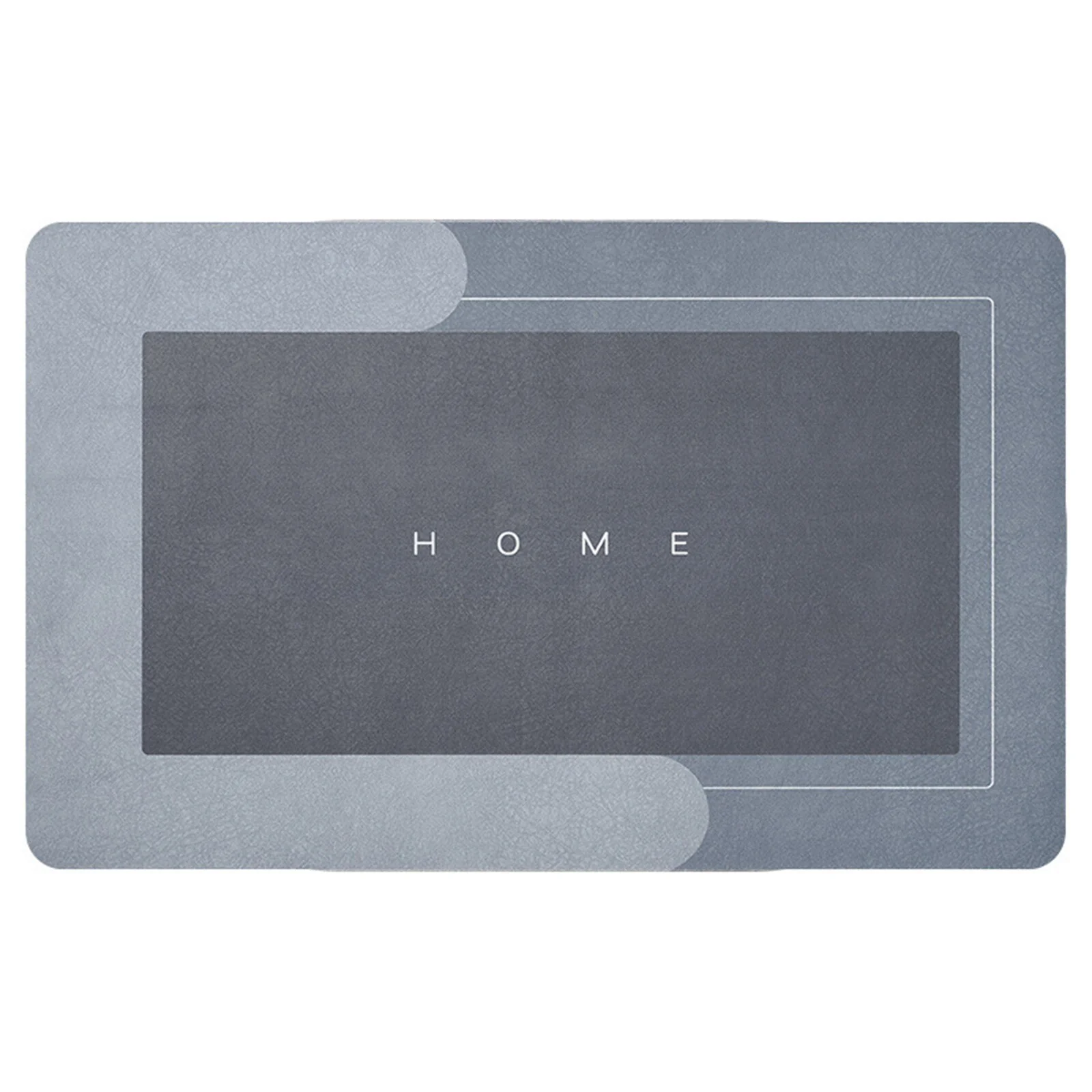 Super Absorbent Floor Bath Door Mat Non-Slip Rug Doormat (Blue Grey, 50 x 80) - Image 6
