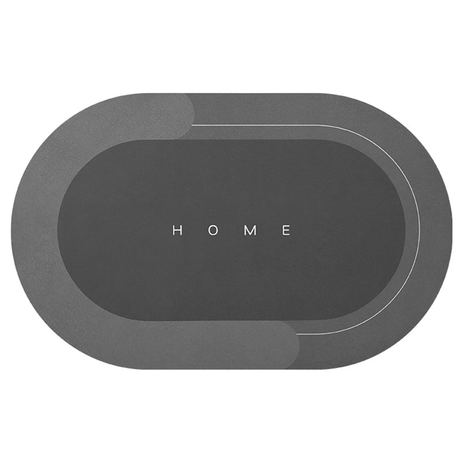 Super Absorbent Floor Bath Door Mat Non-Slip Rug Doormat (Dark Grey, 50 x 80) - Image 6