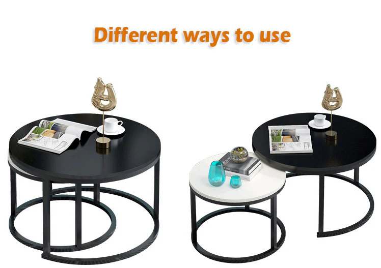 Synergy 2 In 1 Designer Nesting Coffee Tables - Image 6