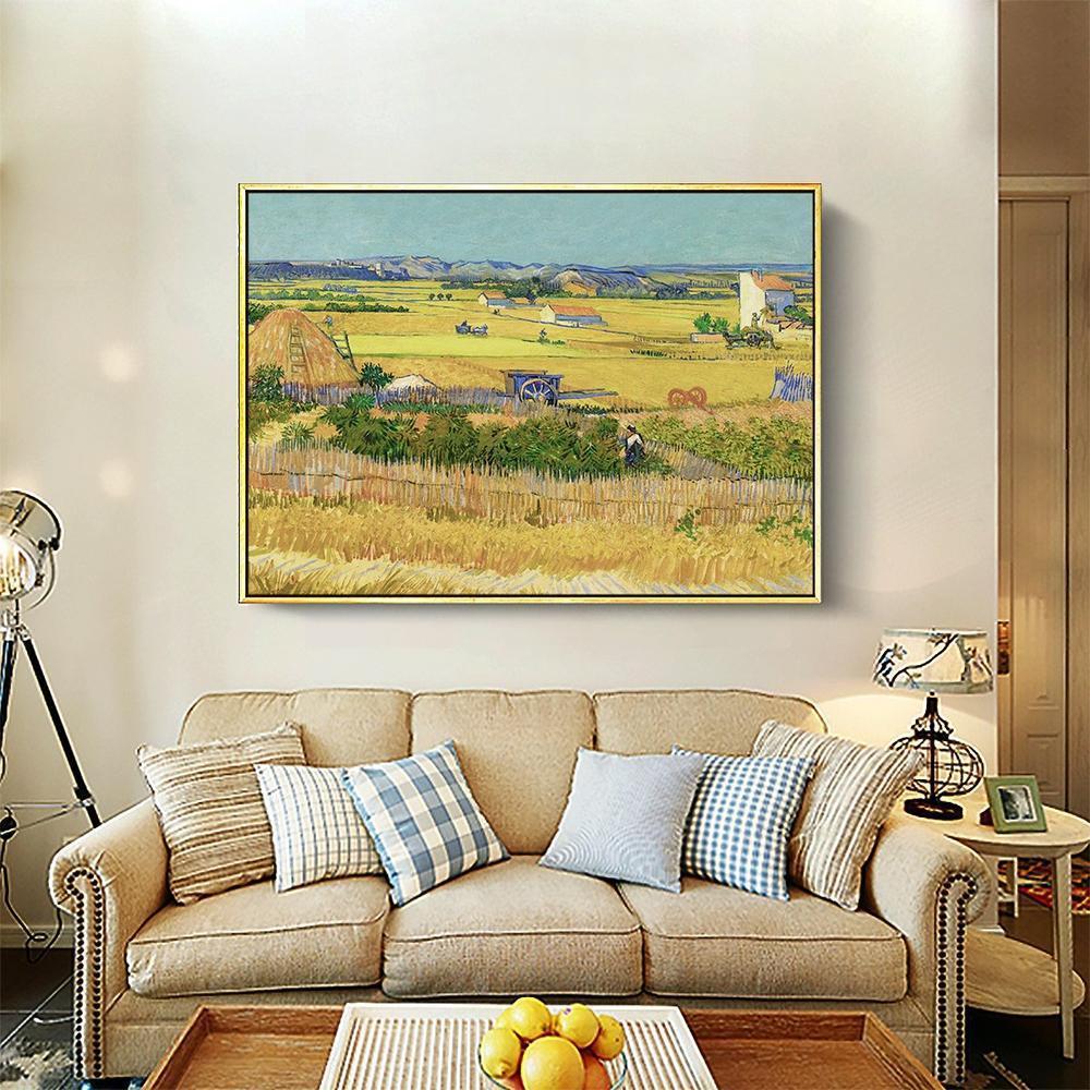 The Harvest Painting by Van Gogh Print Canvas Wall Art - 70cm x 50cm - Image 11
