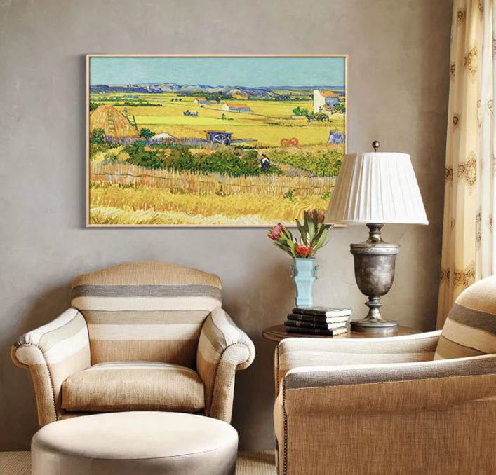 The Harvest Painting by Van Gogh Print Canvas Wall Art - 70cm x 50cm - Image 12