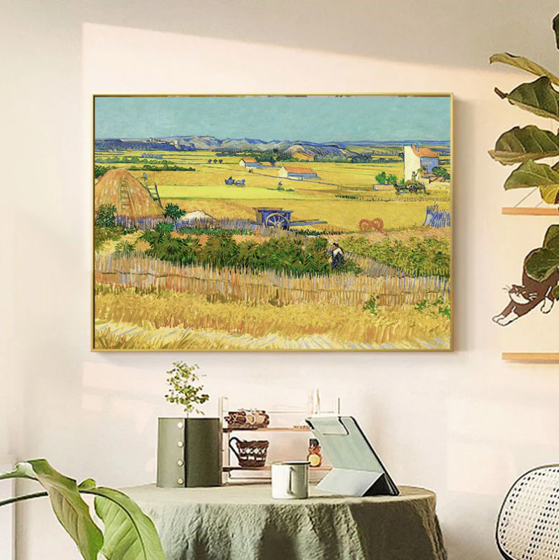 The Harvest Painting by Van Gogh Print Canvas Wall Art - 70cm x 50cm - Image 13