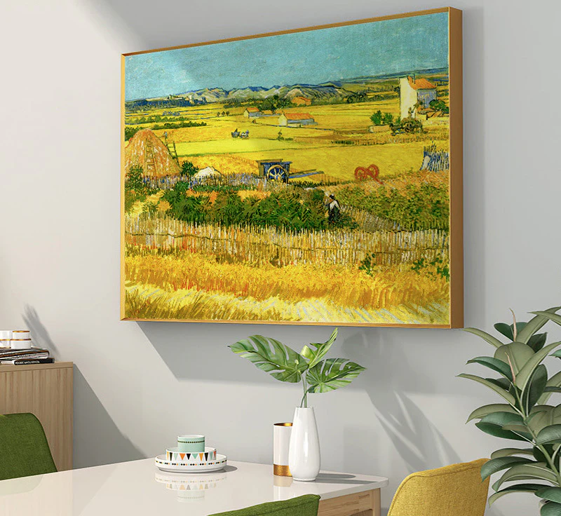 The Harvest Painting by Van Gogh Print Canvas Wall Art - 70cm x 50cm - Image 5