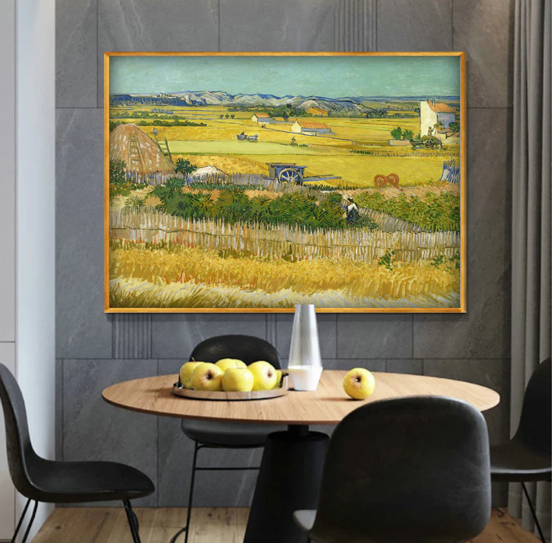 The Harvest Painting by Van Gogh Print Canvas Wall Art - 70cm x 50cm - Image 6
