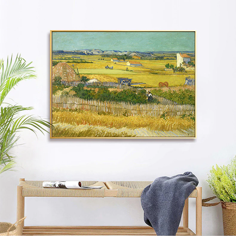 The Harvest Painting by Van Gogh Print Canvas Wall Art - 70cm x 50cm - Image 7