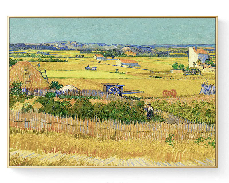 The Harvest Painting by Van Gogh Print Canvas Wall Art - 70cm x 50cm - Image 8