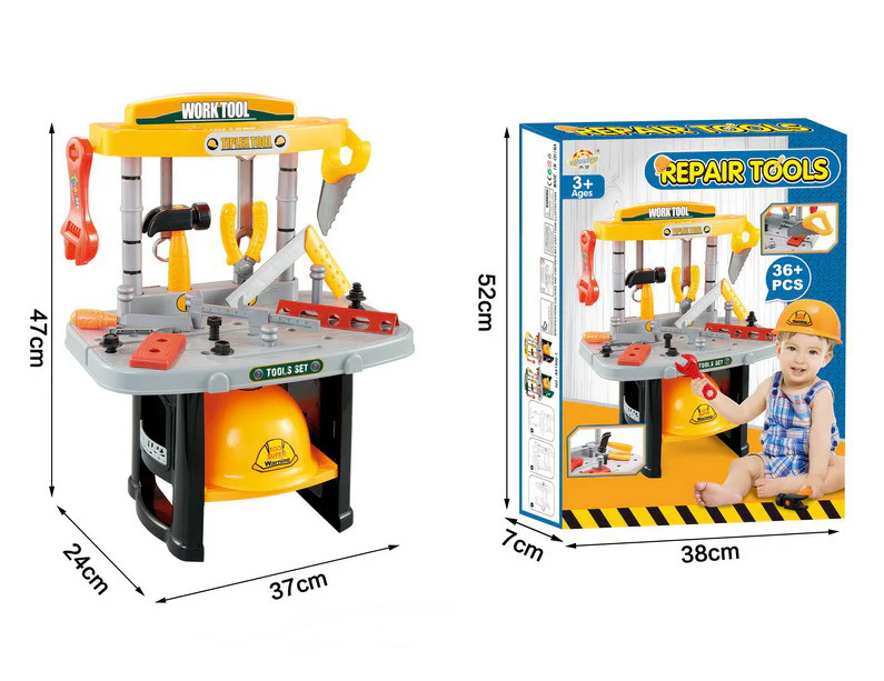 Tool Bench Workshop Playset Kids Toy Set - Image 4