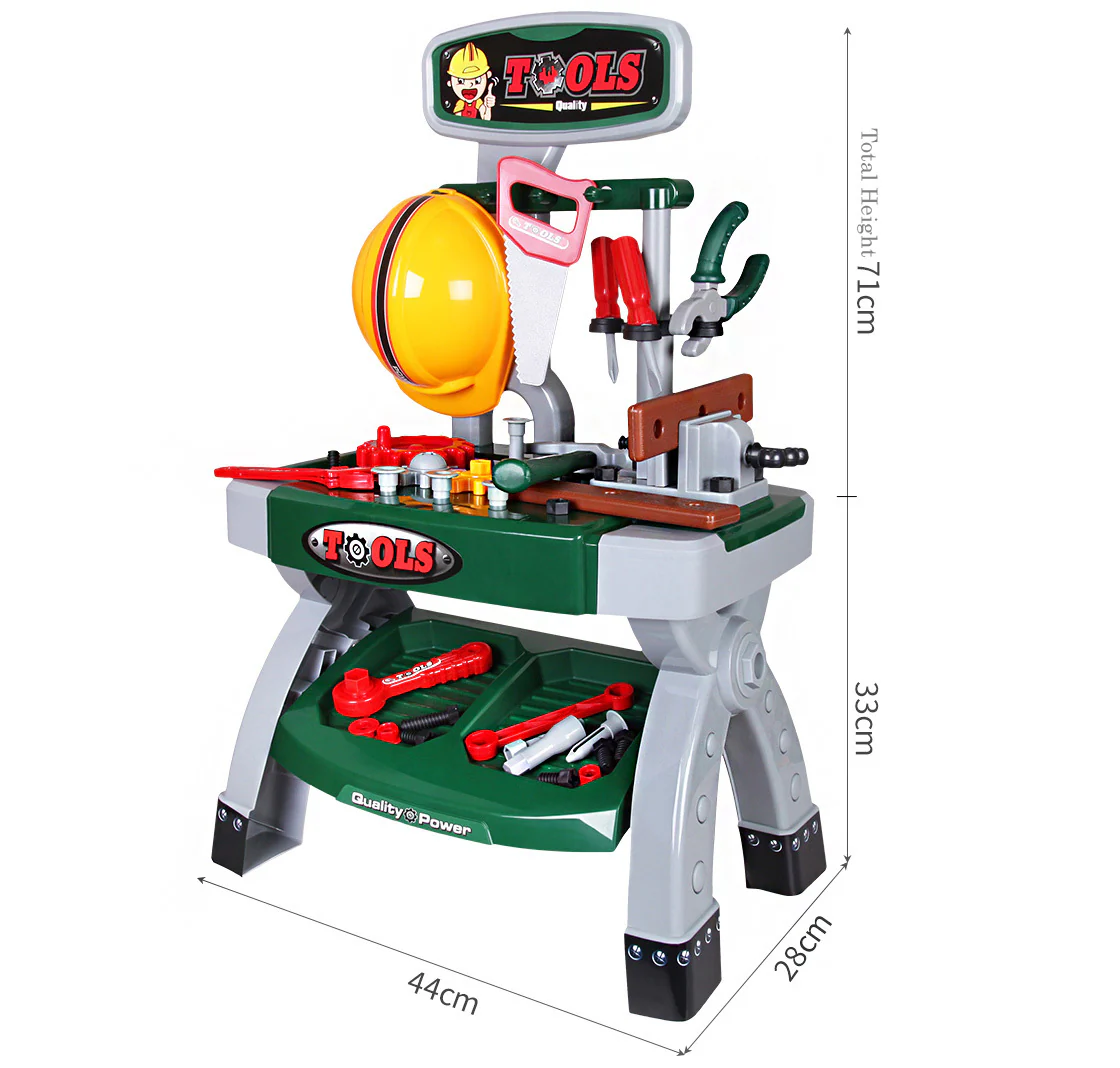 Tool Bench Workshop Playset Kids Toy Set - Image 12