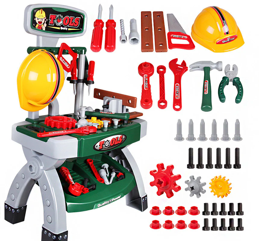 Tool Bench Workshop Playset Kids Toy Set - Image 2