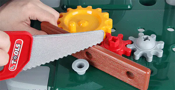 Tool Bench Workshop Playset Kids Toy Set - Image 8