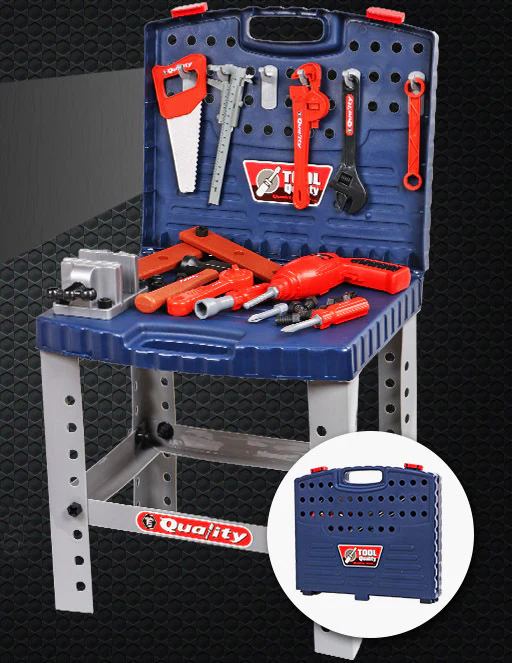 Tool Box Chair Workshop Playset Kids Toy Set - Image 5