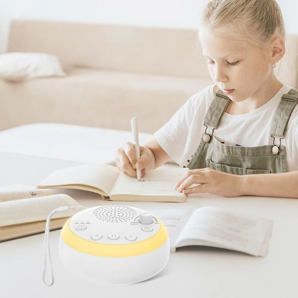 Tranquil Sleep White Noise Portable Sound Machine Baby Soothing Sounds with Adjustable Timer - Image 12