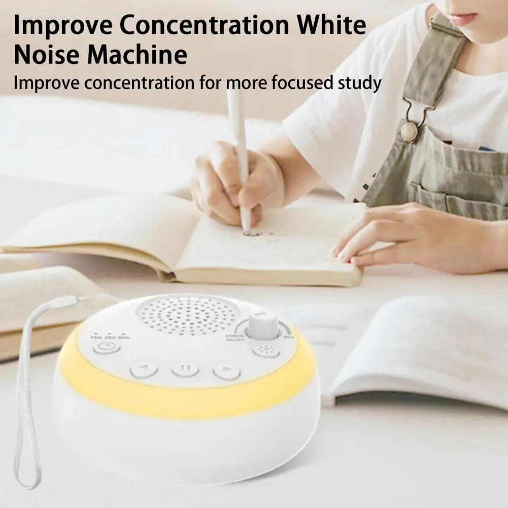 Tranquil Sleep White Noise Portable Sound Machine Baby Soothing Sounds with Adjustable Timer - Image 5