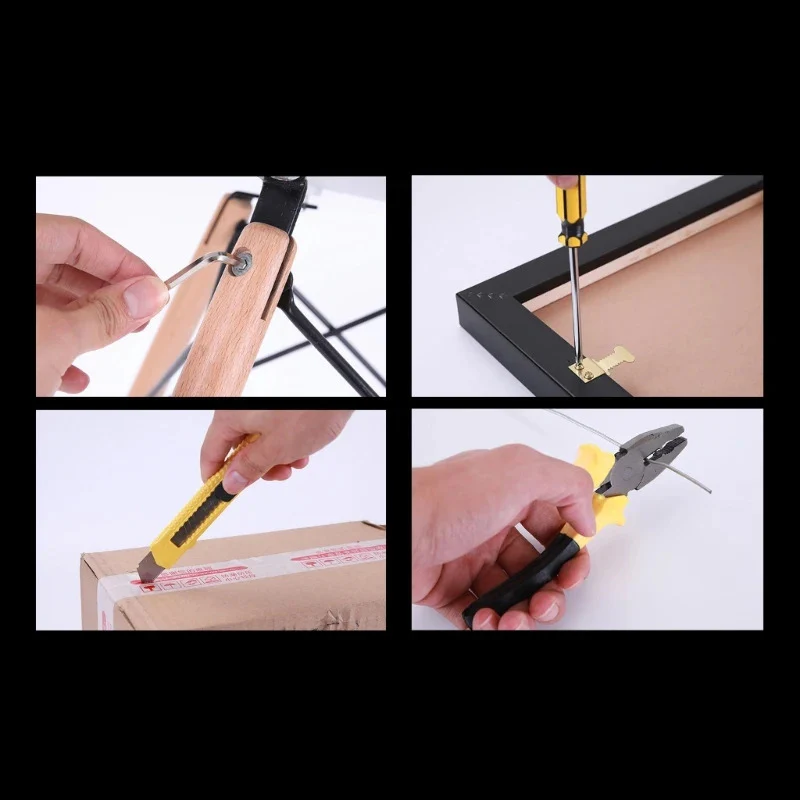 TWO PACK 2 x Portable Multi-Purpose Household 12 PCS Tool Kits - Image 7