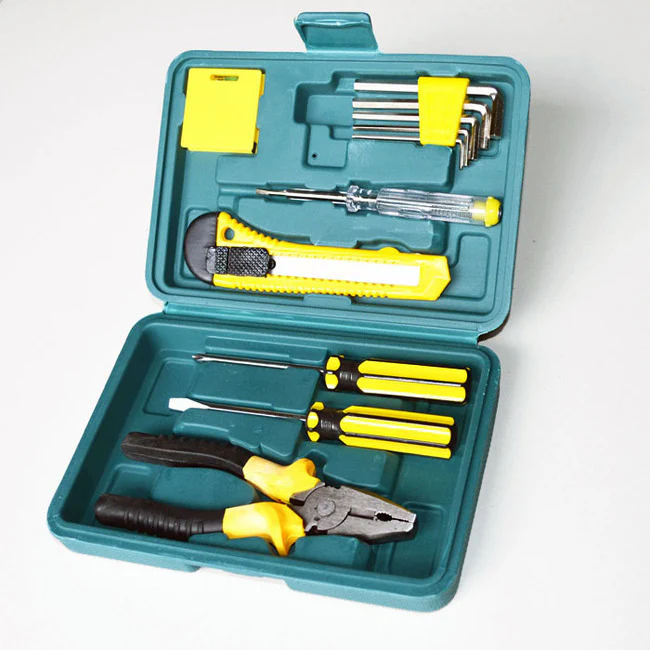 TWO PACK 2 x Portable Multi-Purpose Household 12 PCS Tool Kits - Image 9
