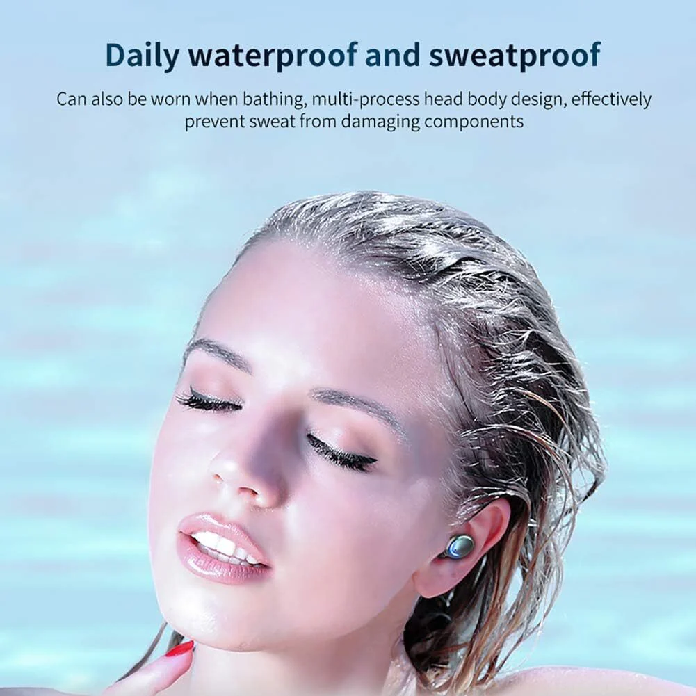 TWS Wireless Bluetooth Headset Stereo Earphones Touch Digital Display Sports Earbuds - Image 7