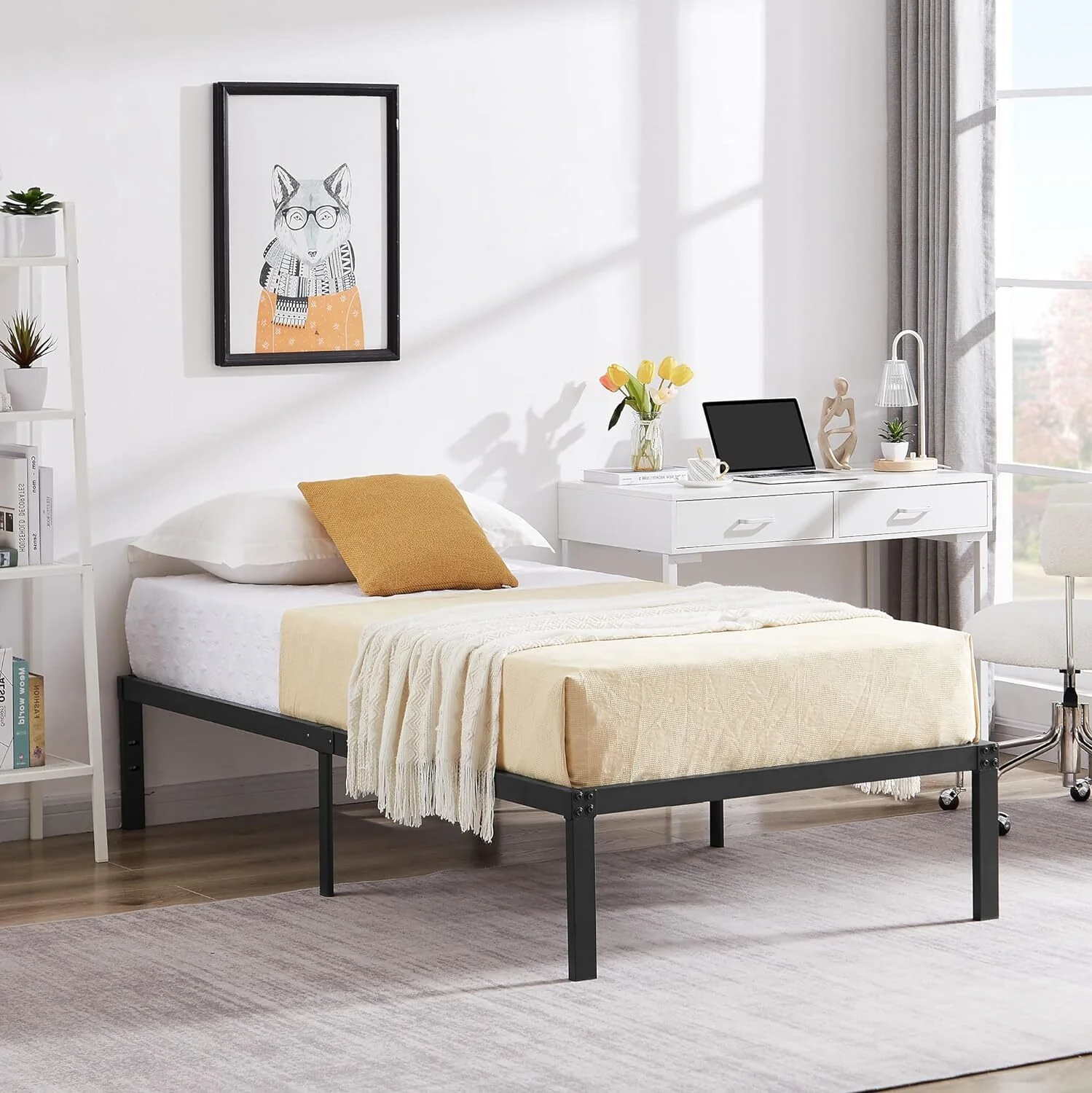 Ultimate Comfort Single Innerspring Mattress & Heavy-Duty Bed Frame Set - Image 18