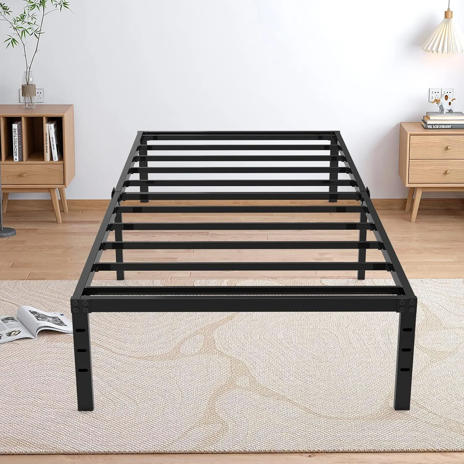 Ultimate Comfort Single Innerspring Mattress & Heavy-Duty Bed Frame Set - Image 8