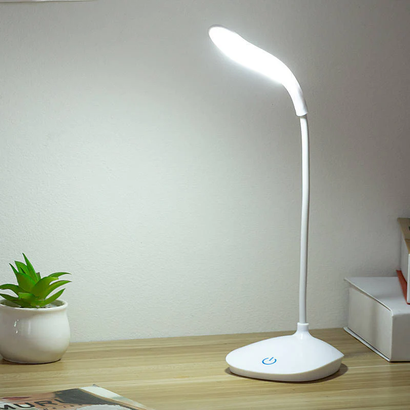 Ultra-Bright LED Eye-Protecting Night Light Desk Lamp with Pen Holder & Drawer (White) - Image 13