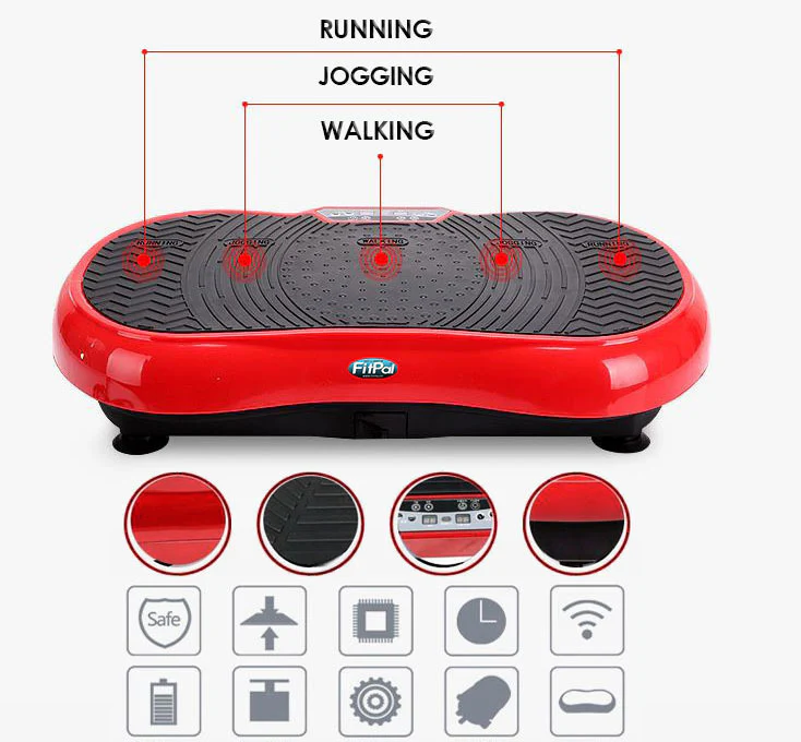 Ultra Slim Whole Body Shaper Vibration Machine (Black) - Image 8