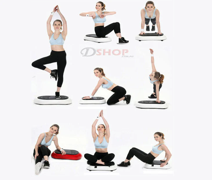 Ultra Slim Whole Body Shaper Vibration Machine (White) - Image 5