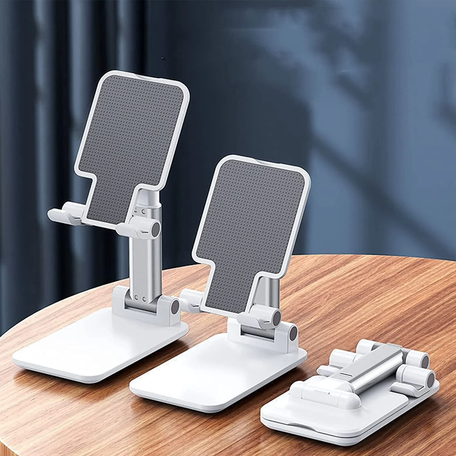 Universal Adjustable Mobile Phone Tablet iPad Desktop Metal Stand Holder (White) - Image 15