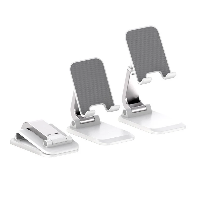 Universal Adjustable Mobile Phone Tablet iPad Desktop Metal Stand Holder (White) - Image 9
