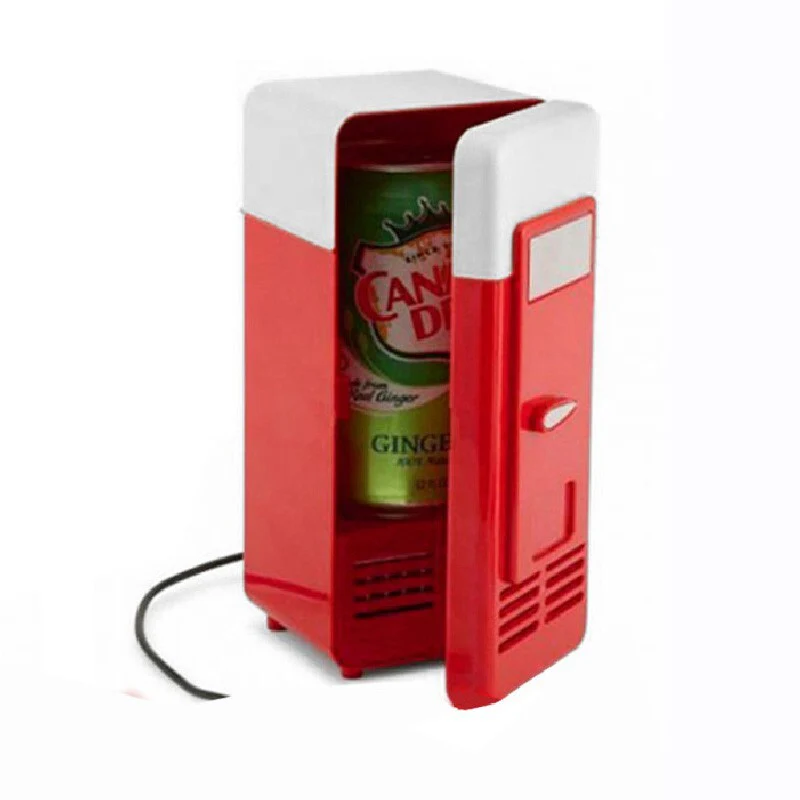 USB Heating & Cooling Mini Fridge Warmer/ Cooler (Red) - Image 9