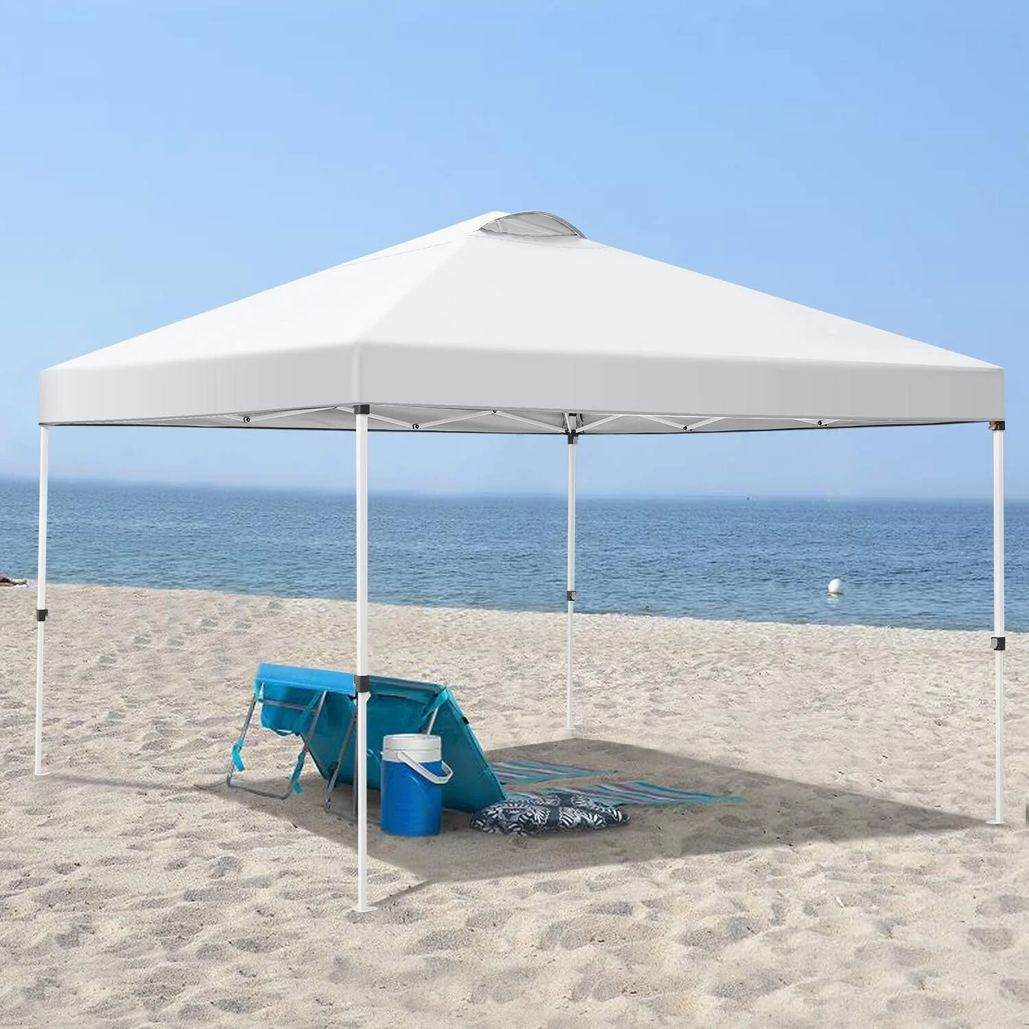 Varossa Automatic 3m x 3m Pop Up Outdoor Gazebo Tent Marquee (White) - Image 2