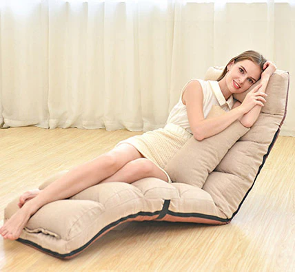 Varossa Chaise Lounge Recliner Chair Sofa Bed (Beige) - Image 15
