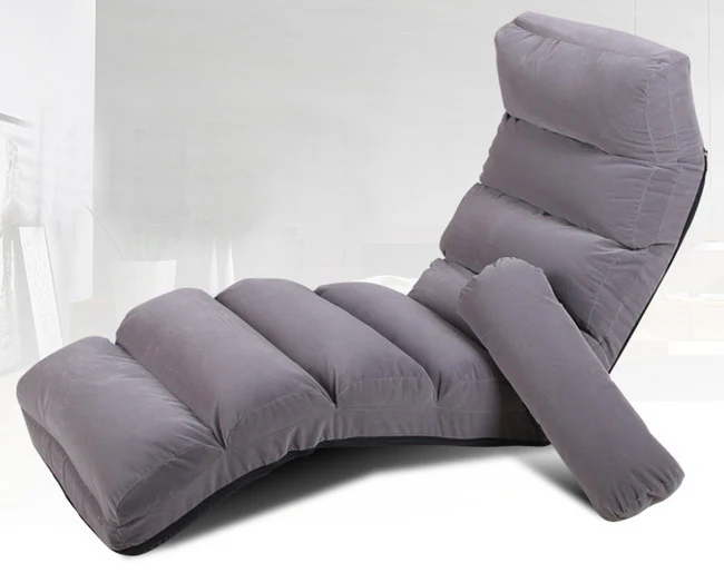 Varossa Chaise Lounge Recliner Chair Sofa Bed (Black) - Image 14