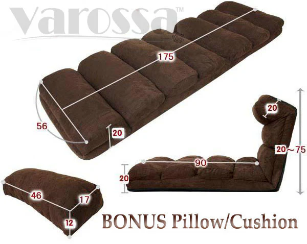 Varossa Chaise Lounge Recliner Chair Sofa Bed (Purple) - Image 11