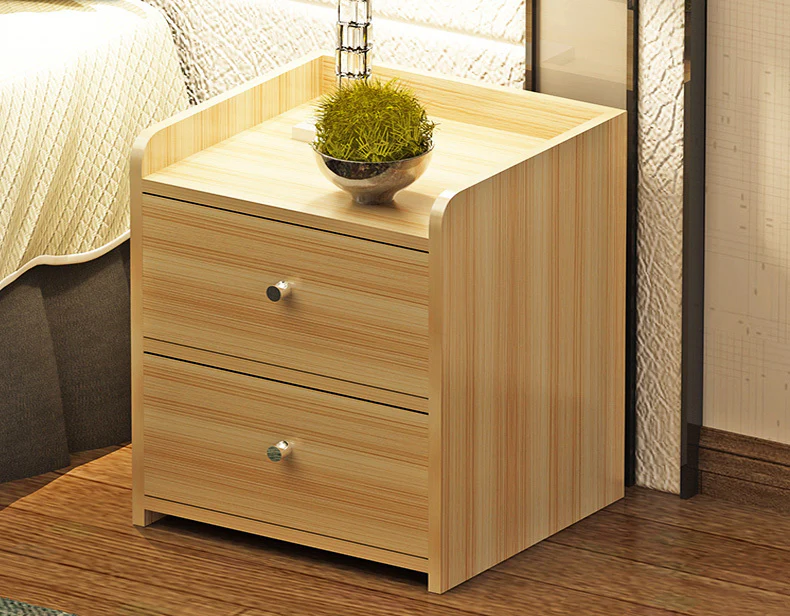 Varossa Classic Bedside Table / Chest of Drawers (Natural Oak) - Image 10