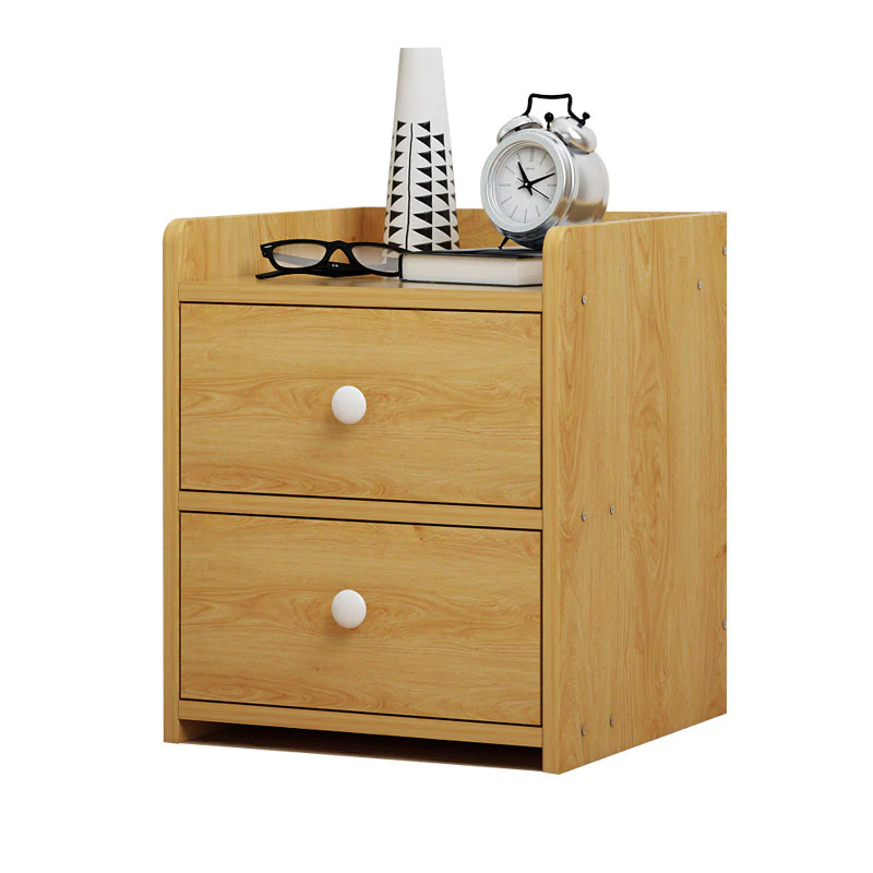Varossa Classic Bedside Table / Chest of Drawers (Natural Oak) - Image 6
