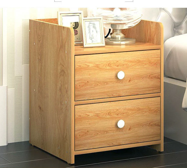 Varossa Classic Bedside Table / Chest of Drawers (Natural Oak) - Image 9