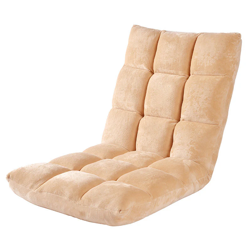 Varossa Versatile Adjustable Recliner Sofa Couch Yoga Chair (Large, Champagne) - Image 18