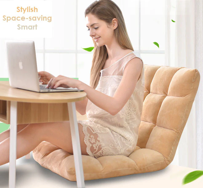 Varossa Versatile Adjustable Recliner Sofa Couch Yoga Chair (Large, Grey) - Image 11
