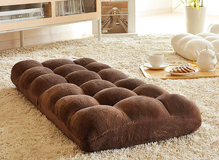 Varossa Versatile Adjustable Recliner Sofa Couch Yoga Chair (Large, Mocha) - Image 5