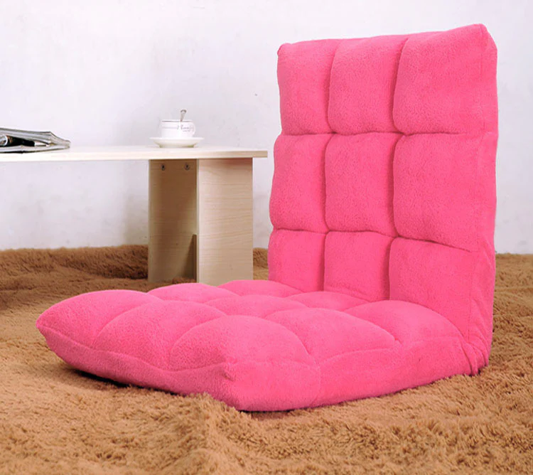 Varossa Versatile Adjustable Recliner Sofa Couch Yoga Chair (Large, Pink) - Image 6