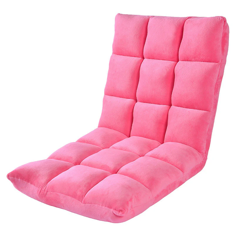 Varossa Versatile Adjustable Recliner Sofa Couch Yoga Chair (Large, Pink) - Image 8