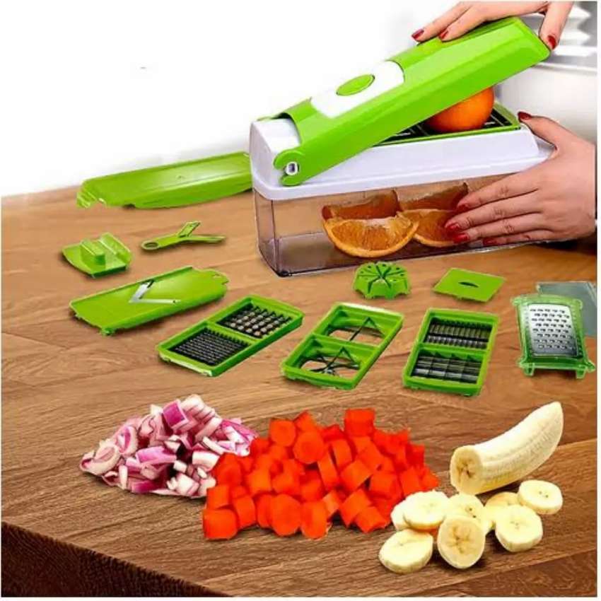 Vegetable Fruit Dicer Slicer Food Processor Cutter 12 Piece Set - Image 7