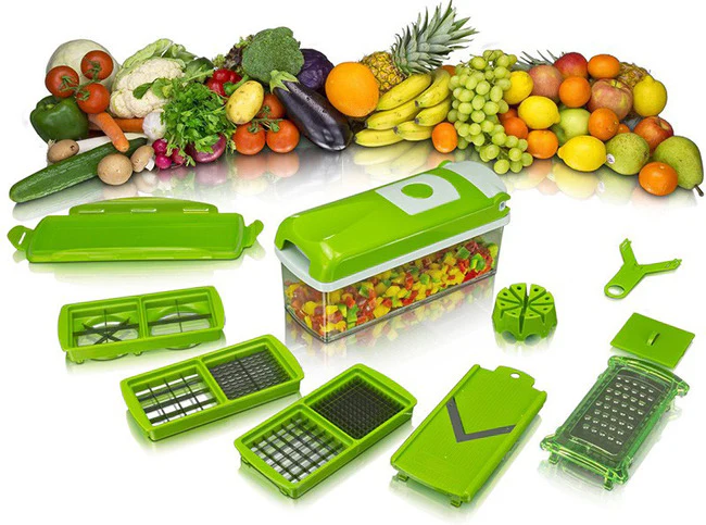 Vegetable Fruit Dicer Slicer Food Processor Cutter 12 Piece Set - Image 9