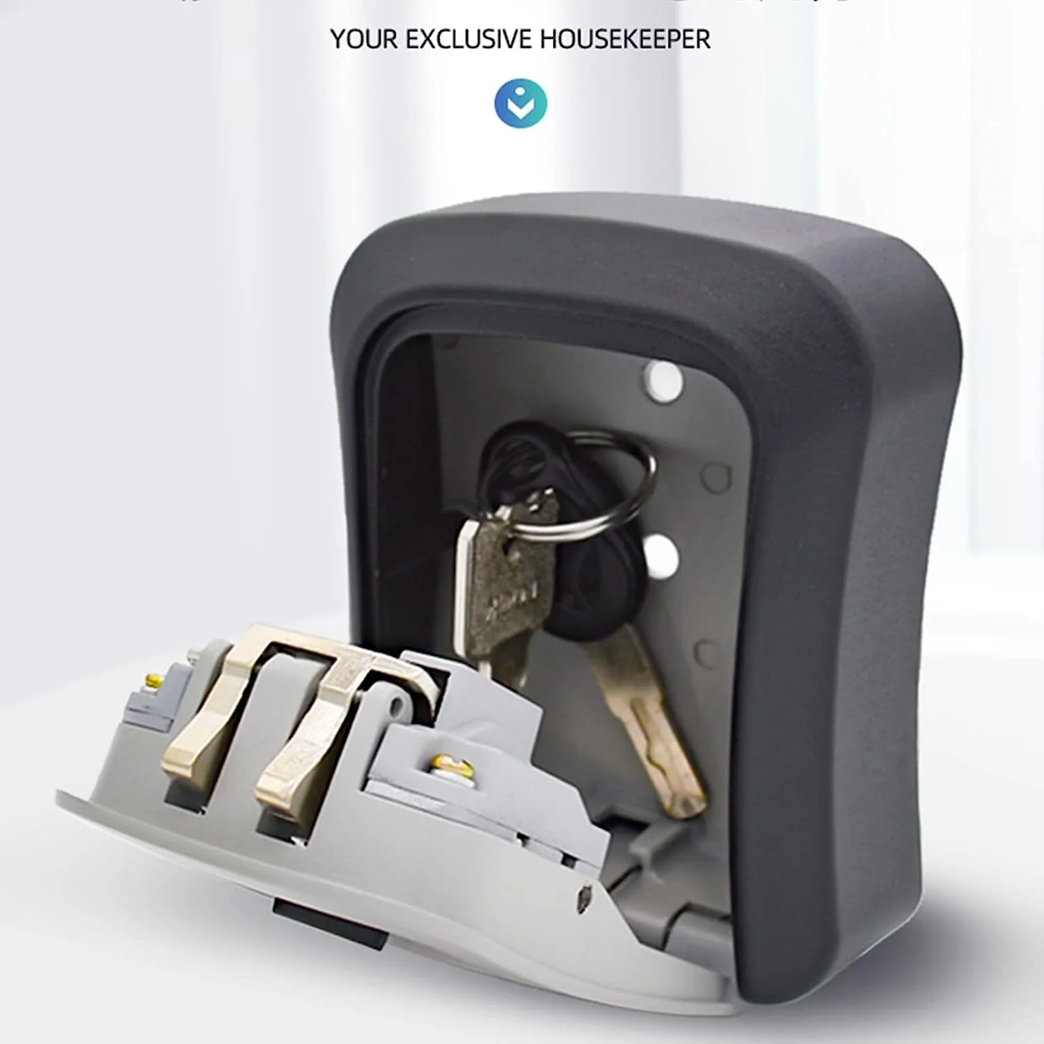 Wall Mount Storage Security Key Safe Waterproof Combination Lock Box - Image 4