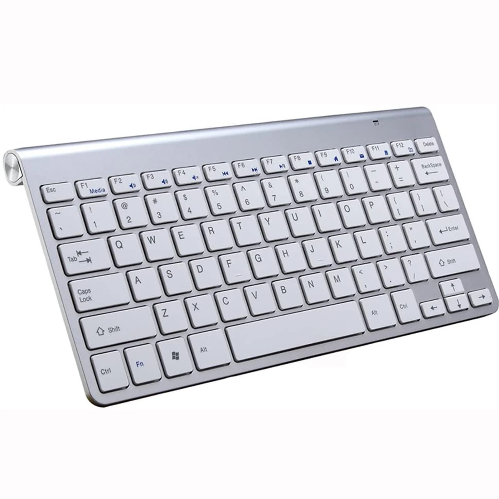 Wireless Keyboard and Mouse Combo Set (Silver) - Image 3