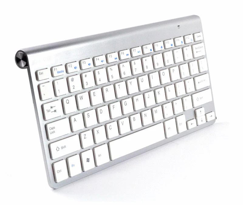 Wireless Keyboard and Mouse Combo Set (Silver) - Image 5