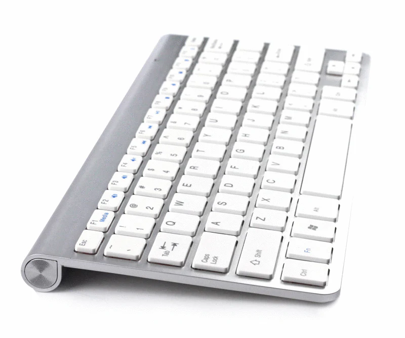Wireless Keyboard and Mouse Combo Set (Silver) - Image 7