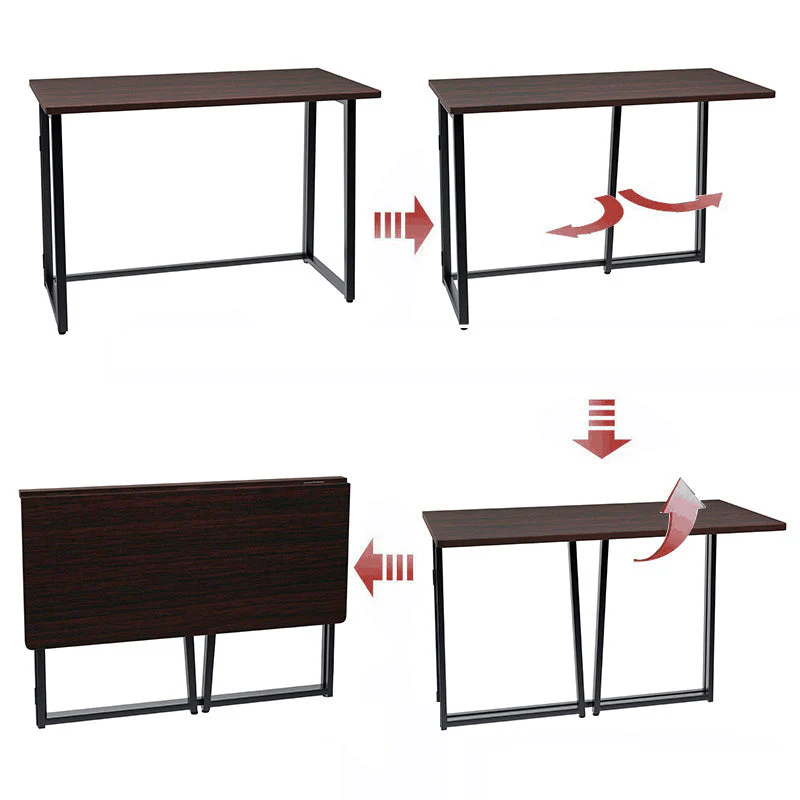 Wizard Folding Table Desk (Black Walnut) - Image 3